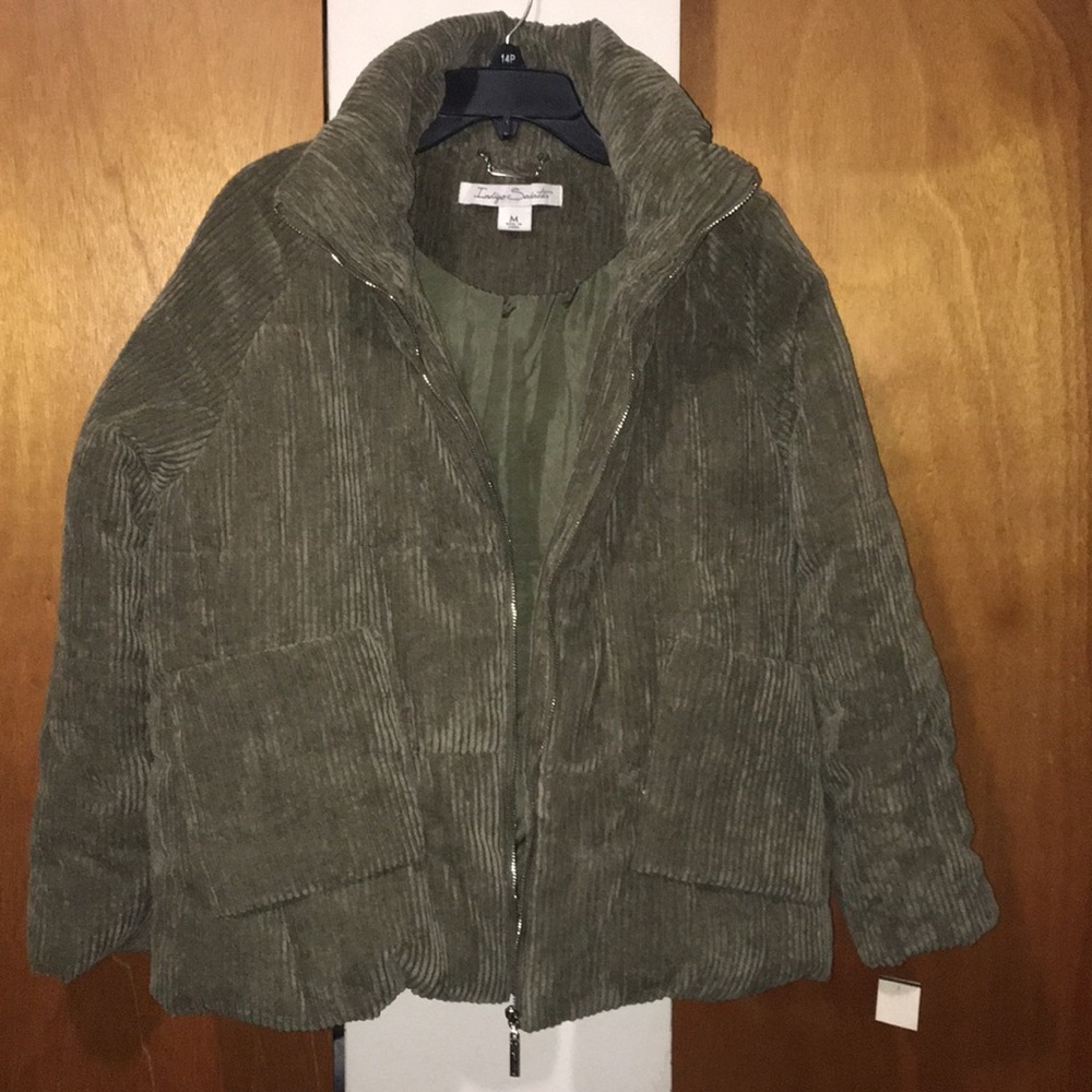 💚NWT Indigo Saints Corduroy Warm Puffer Jacket